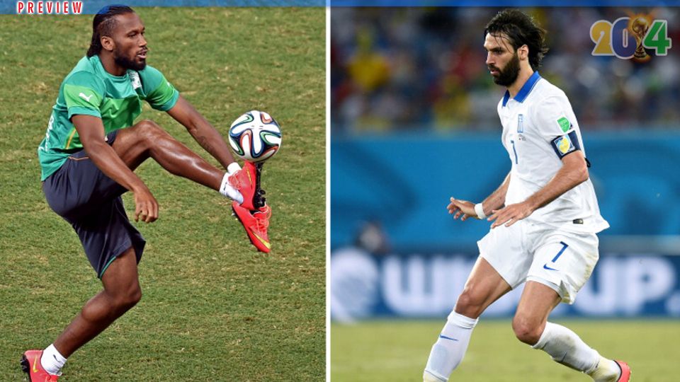Didier Drogba (kiri) dan Georgios Samaras. Copyright: &copy; Gettyimages/indosport